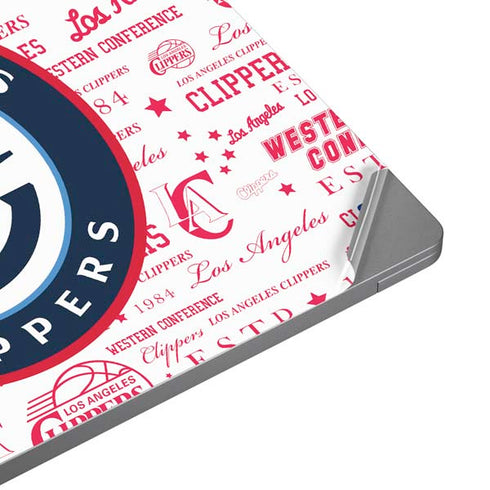 NBA Los Angeles Clippers Blast Logos Universal Laptop 16.6in (13.4 x 9.7in) Skin